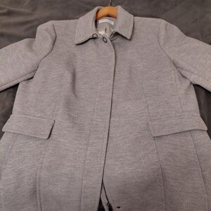 Calvin Klein Light Gray Trench Coat